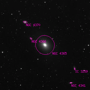 DSS image of NGC 4365
