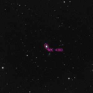 DSS image of NGC 4383