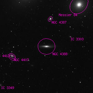 DSS image of NGC 4388