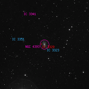 DSS image of NGC 4393