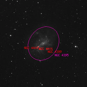 DSS image of NGC 4395