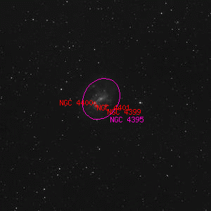 DSS image of NGC 4399