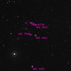 DSS image of NGC 4411