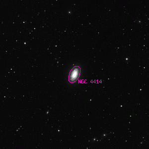 DSS image of NGC 4414