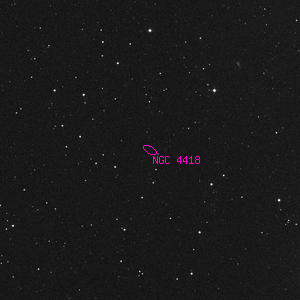 DSS image of NGC 4418
