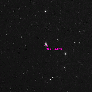 DSS image of NGC 4420