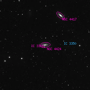 DSS image of NGC 4424
