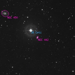 DSS image of NGC 442