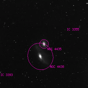 DSS image of NGC 4435