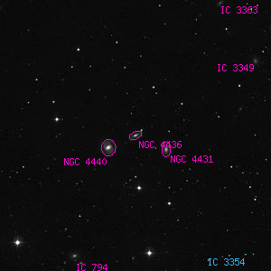 DSS image of NGC 4436