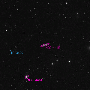 DSS image of NGC 4445