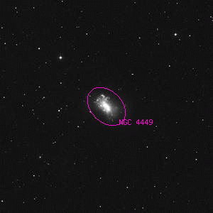 DSS image of NGC 4449