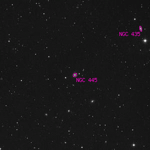 DSS image of NGC 445