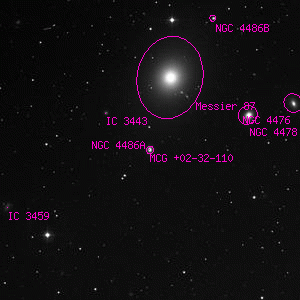 DSS image of NGC 4486A