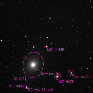 DSS image of NGC 4486B