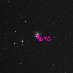 DSS image of NGC 4496B