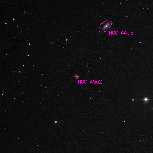 DSS image of NGC 4502