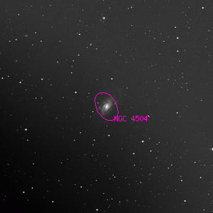 DSS image of NGC 4504