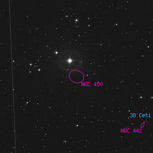DSS image of NGC 450
