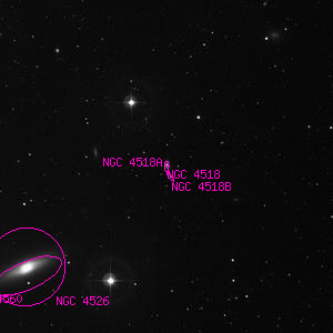DSS image of NGC 4518A