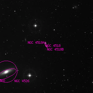 DSS image of NGC 4518B