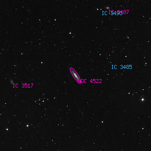 DSS image of NGC 4522