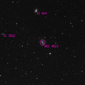 DSS image of NGC 4523