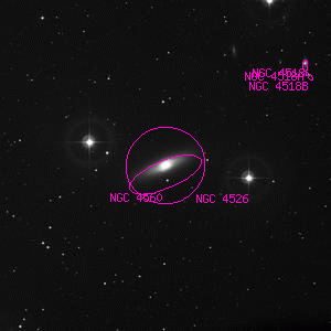 DSS image of NGC 4526