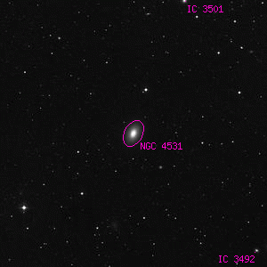 DSS image of NGC 4531