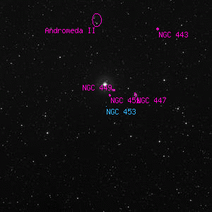DSS image of NGC 453