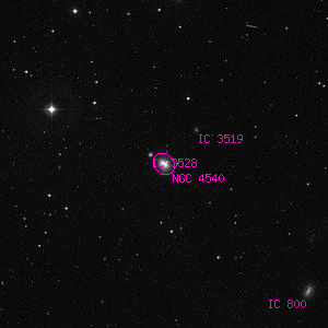 DSS image of NGC 4540