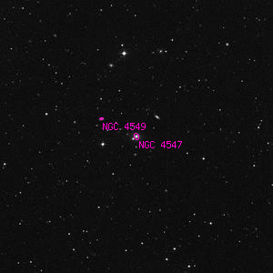 DSS image of NGC 4547