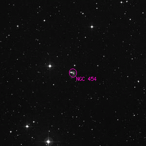 DSS image of NGC 454