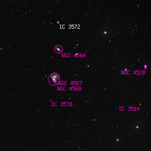 DSS image of NGC 4554