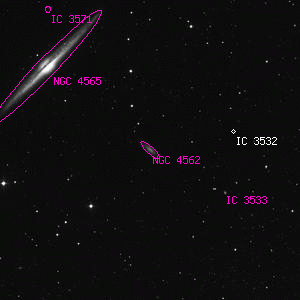 DSS image of NGC 4562