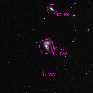 DSS image of NGC 4568