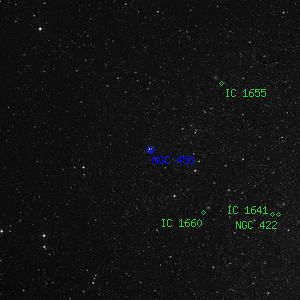 DSS image of NGC 458