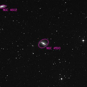 DSS image of NGC 4593