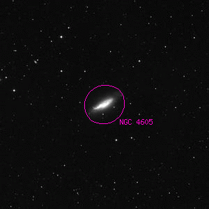DSS image of NGC 4605