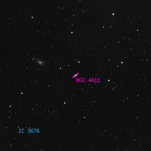 DSS image of NGC 4611