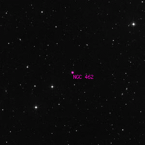 DSS image of NGC 462