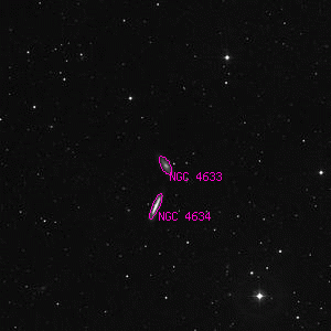 DSS image of NGC 4633