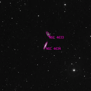 DSS image of NGC 4634