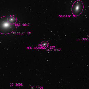DSS image of NGC 4638