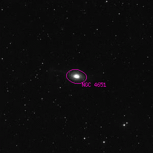 DSS image of NGC 4651