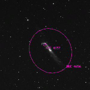 DSS image of NGC 4657
