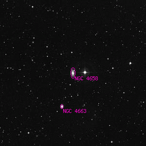 DSS image of NGC 4658