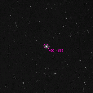 DSS image of NGC 4662