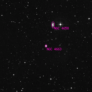 DSS image of NGC 4663
