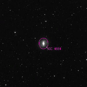 DSS image of NGC 4664